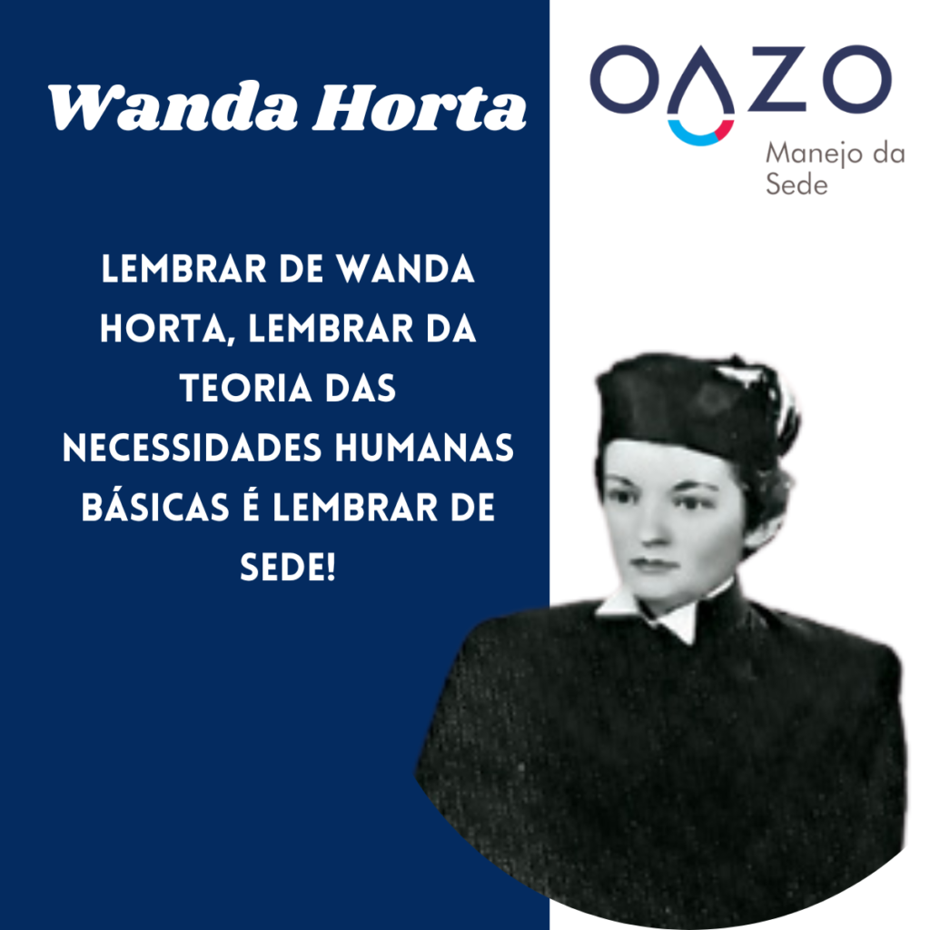 Teoria das necessidades humanas básicas de Wanda Horta: sede! Tratar esse desconforto eleva a experiência do paciente.